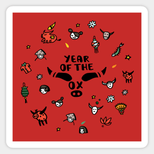 Year of the Ox Sticker